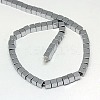 Electroplate Non-magnetic Synthetic Hematite Beads Strands G-J170A-3x3mm-M-3