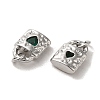 Brass Micro Pave Cubic Zirconia Pendants KK-H461-06P-02-2