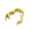 Rack Plating Brass Micro Pave Cubic Zirconia Twister Clasps ZIRC-I012-16G-RS-2