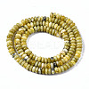 Natural Yellow Turquoise(Jasper) Beads Strands G-S366-108-2
