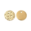 Ion Plating(IP) 304 Stainless Steel Charms STAS-Q215-09G-1