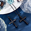 2Pcs 316 Surgical Stainless Steel Pendants STAS-BBC0006-13EB-4