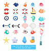 58Pcs 29 Style Resin Cabochons CRES-BC0001-05-2