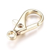 Alloy Lobster Claw Clasps PALLOY-WH0070-21LG-2