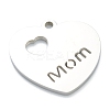 Non-Tarnish 304 Stainless Steel Pendants STAS-B016-08P-1