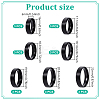 21Pcs 7 Styles Stainless Steel Finger Rings for Women RJEW-NB0001-05EB-2