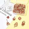 36Pcs 6 Styles Alloy Enamel Connector Charms FIND-FS0004-46B-9
