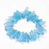 Natural Quartz Crystal Points Beads Strands G-K181-B06-2