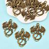 Tibetan Style Pendants LS-TIBEP-K063kg-AB-NR-5