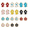 22Pcs 11 Styles Alloy Enamel Pendants sgENAM-SZ0001-39LG-1