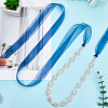 Metal Full Crystal Rhinestone Horse Eye Bridal Waist Belts for Wedding Dress AJEW-WH20080-65B-S-3