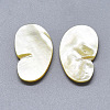 Natural White Shell Mother of Pearl Shell Cabochons SSHEL-S264-060-3