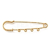 304 Stainless Steel Safety Pins Brooch Findings STAS-K252-11C-G-1