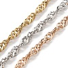 304 Stainless Steel Multi Layered Rope Chain Necklaces NJEW-H043-13MC-2