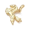 Brass Horse Charms KK-K368-58G-2