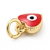 Rack Plating Brass Enamel Charms KK-G387-07G-02-3
