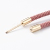Braided Nylon Cord Bracelet Making MAK-A017-D01-04G-4