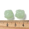 Baking Paint Transparent Glass Beads GLAA-C035-01G-3