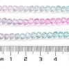 Transparent Painted Glass Beads Strands X1-DGLA-A034-T4mm-A10-3