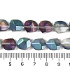 Electroplate Glass Beads Strands EGLA-C009-01A-HP02-4