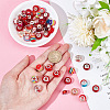 Acrylic & Resin & Polymer Clay Rhinestone European Beads FPDL-NB0001-05-5