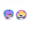 Ion Plating(IP) 201 Stainless Steel Charms LS-STAS-S119-136-3