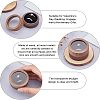 Walnut Wooden Engagement Ring Boxes CON-WH0072-88-4
