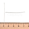 Tarnish Resistant Jewelry Tools and Equipment Decorative Stainless Steel Flat Head Pins X-STAS-E023-0.6x40mm-3