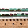 Electroplate Glass Beads Strands EGLA-D031-01-13-4