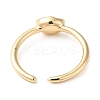Zinc Alloy and 14K Gold Open Cuff Ring RJEW-Q169-01G-02-3
