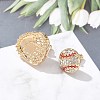 Brass Micro Pave Cubic Zirconia Stud Earrings EJEW-Z080-03G-02-2