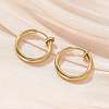 Ion Plating(IP) 304 Stainless Steel Clip-on Earrings X-EJEW-M218-03B-G-1