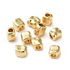 Rack Plating Brass Spacer Beads KK-K346-30G-1