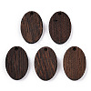 Natural Wenge Wood Pendants WOOD-T023-85A-01-1