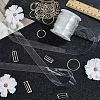 36Pcs 6 Styles Number 9-shaped Alloy Swimsuit Bra Tops FIND-GF0008-31A-3