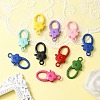 10Pcs Spray Painted Alloy Lobster Claw Clasps FIND-YW0001-58-6