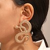 Alloy Stud Earrings EJEW-R021-03KCG-01-1