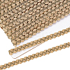 Braided Polyester Lace Trim OCOR-WH0079-23A-1