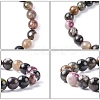 Multicolor Tourmaline Stretch Bracelets BJEW-C259-8mm-3-5