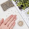 1000Pcs 2 Colors 304 Stainless Steel Spacer Beads STAS-UN0025-49-2