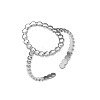 304 Stainless Steel Cuff Rings FS-WG2A607-12-2