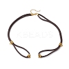 Cowhide Leather Cord Bracelet Making AJEW-JB01355-02-1