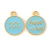 Alloy Enamel Pendants ENAM-S124-01B-16J-2