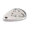 Non-Tarnish 304 Stainless Steel Pendants STAS-O145-42P-3