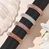 Natural Xinjiang Golden Silk Jade Finger Rings for Women RJEW-G360-01B-1