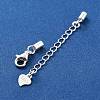 925 Sterling Silver Curb Chain Extender STER-G039-03C-S-2