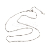 Brass Cable Chain Necklaces for Women NJEW-D302-19P-4