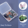 14Pcs 7 Colors Transparent Resin Pendants RESI-TA0001-94-4