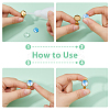 DIY 201 & 304 Stainless Steel Cuff Pad Rings Making Kit DIY-HS0001-52-4