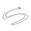 304 Stainless Steel Cable Chain Necklaces MAK-F029-01-A-1